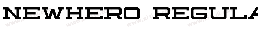 newhero regular字体转换